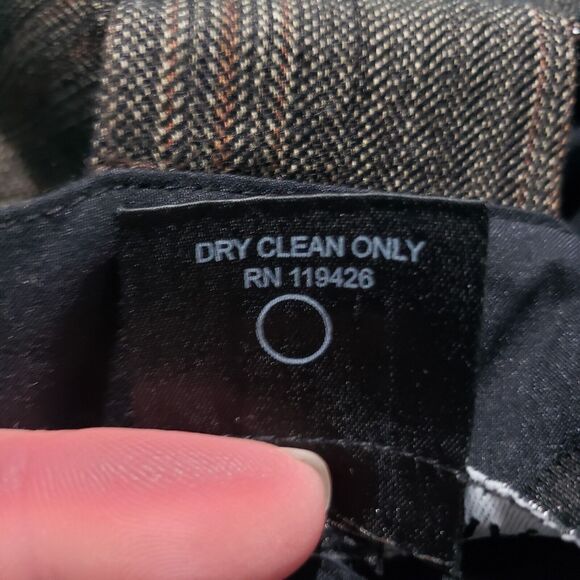 Laila Azhar Pinafore Jumper Dress Womens Size 6 Brown Wool Blend Sleeveless Mini - Picture 11 of 13